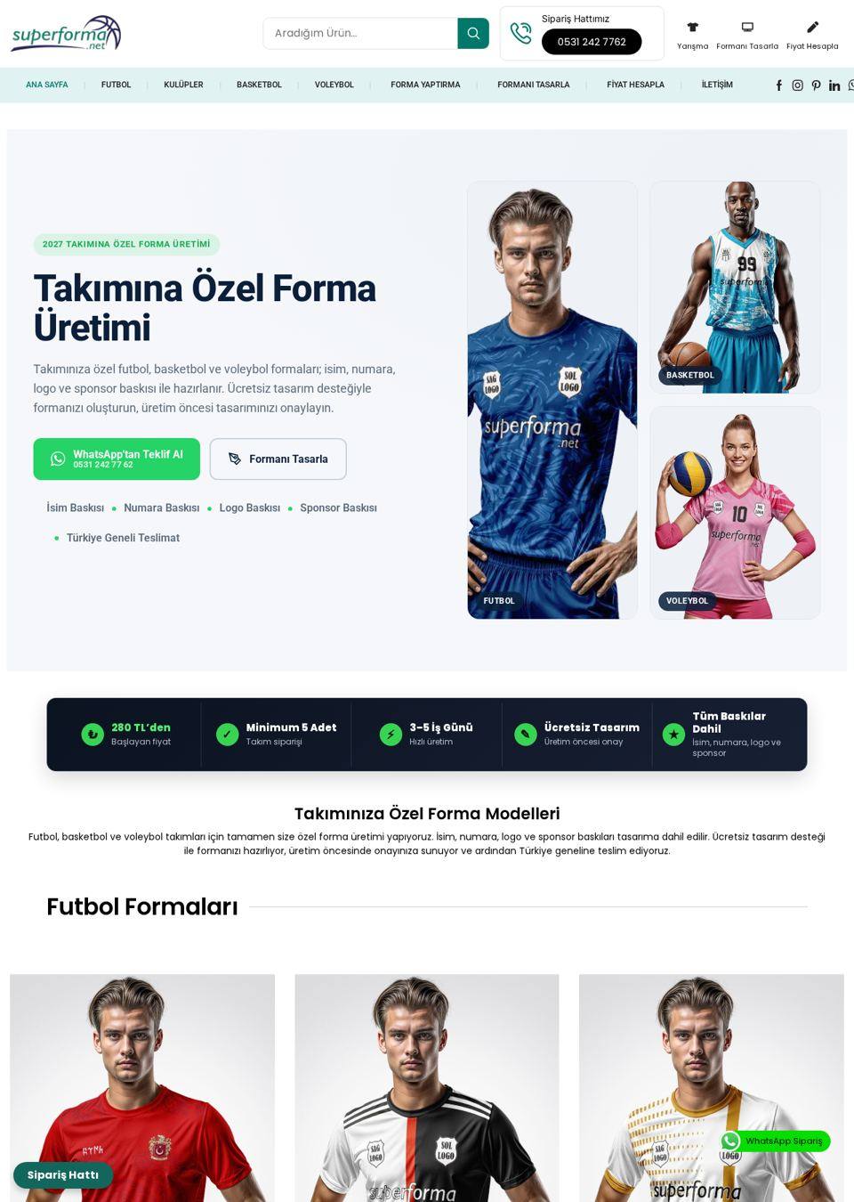 Super Forma web tasarım projesi